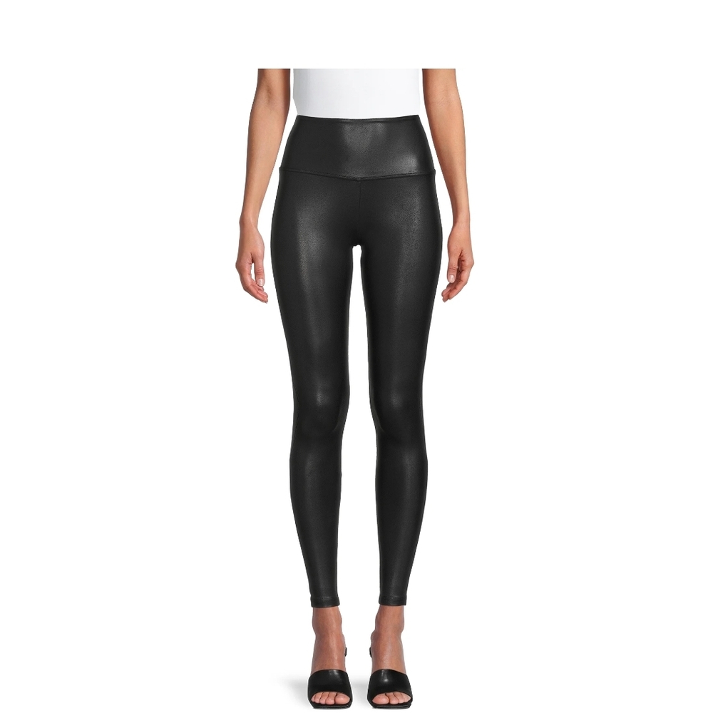 Time & Tru Vegan Leather High-Waisted Plus Size Leggings NWT Size 22